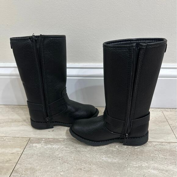 Carter’s Girls Black Boots 10T - Picture 7 of 8